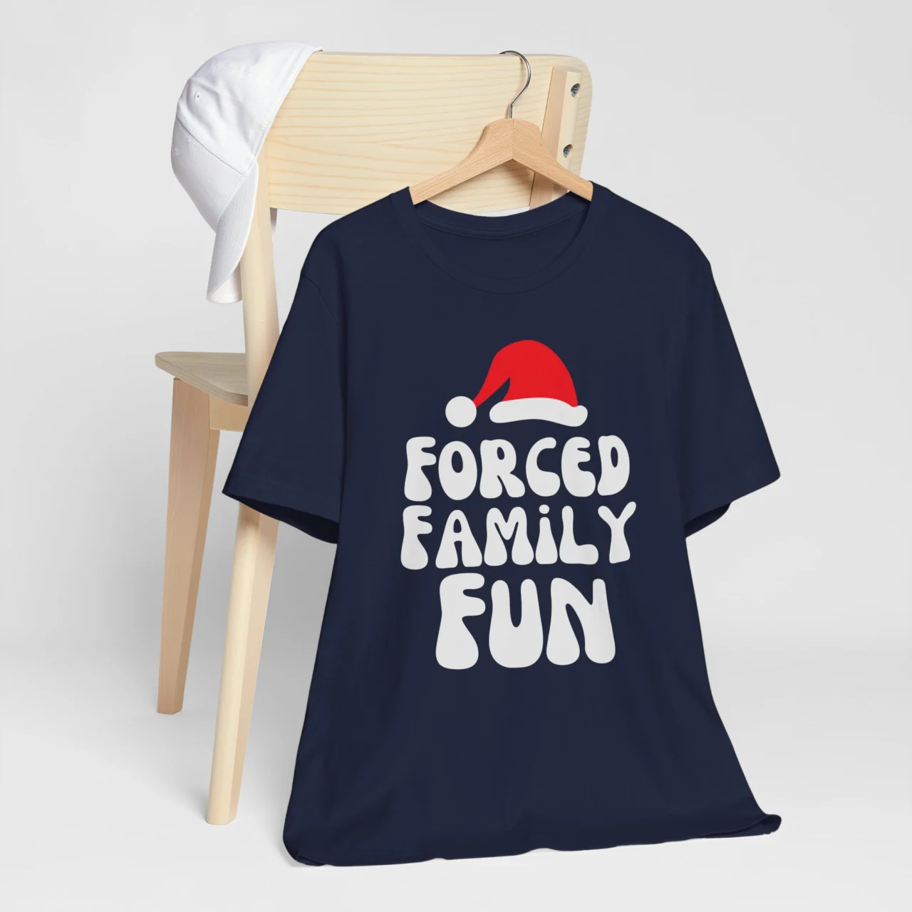Funny Sarcastic Christmas Holiday Tee - Forced Family Fun Shirt - Image 4